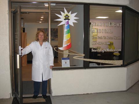 Laurie Mallis MD LAc at SearchLight Medical's New Location in Hopewell Junction, NY.